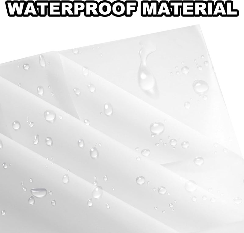 DEWJDFSC 20 Sheets Flower Wrapping Paper,Waterproof Floral Korean Bouquet Wrapping Paper, Florist Supplies, Suitable for Flowers Gift Packaging (Pure White) - Image 2